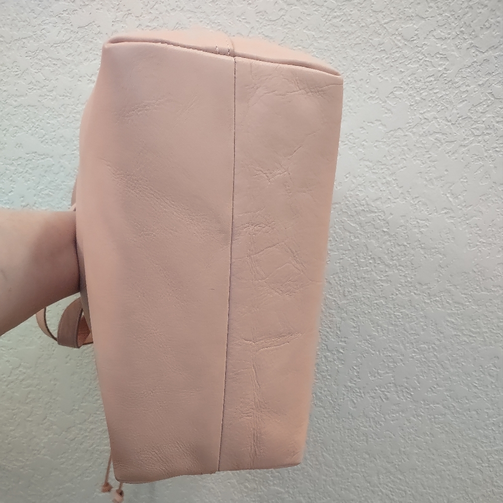 Madewell Medium Drawstring Transport Leather Tote, Like New - Picture 10 of 12